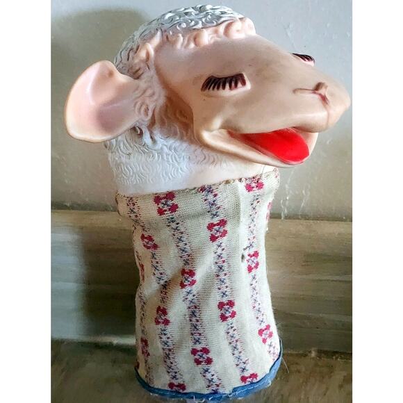 Vintage Hand Puppet 1960 LambChop Shari Lewis Tarcher Productions - Picture 1 of 12